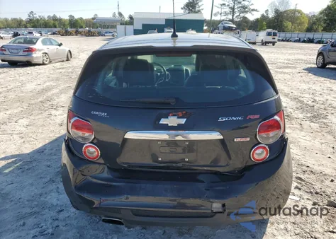 2013 Chevrolet Sonic Rs Manual from USA, damaged, VIN 1G1JH6SB9D4176972